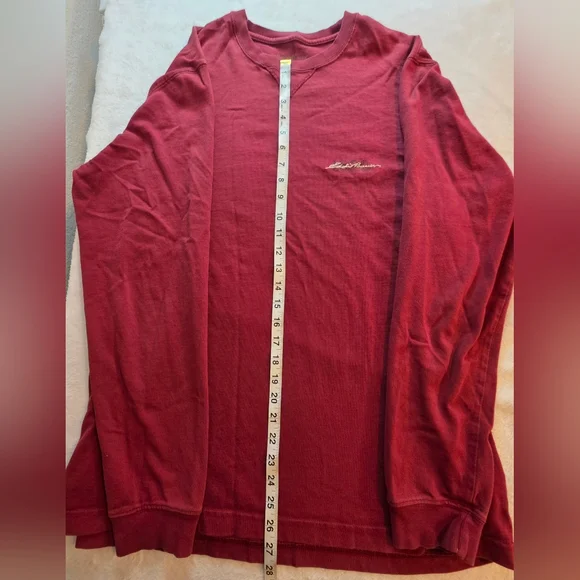 Eddie Bauer Maroon Crewneck Sweatshirt - Picture 7 of 10